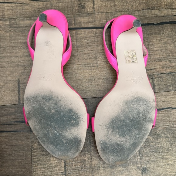 Jcrew Leather Sling Back Kitten heels - Picture 7 of 8